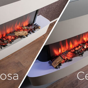 eStudio Arosa & Cerreto 140 Electric Fire Suites
