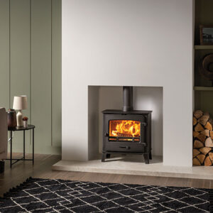 County 5 Wide Fixed Grate Wood Burning & Multi-fuel Stoves