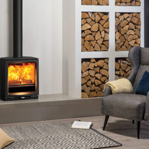 Vogue Medium Slimline Wood Burning & Multi-fuel Stove